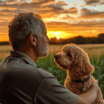 B T Wolfe And Dog Photo