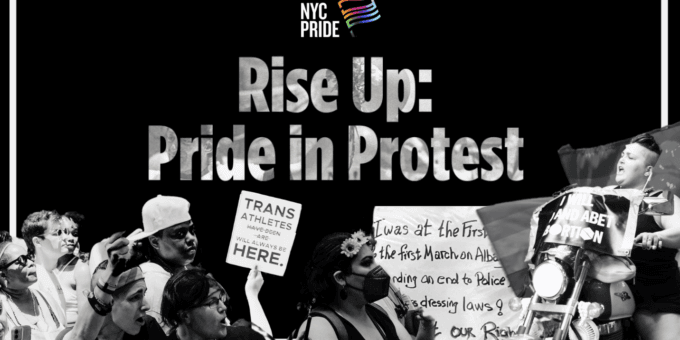 “Rise Up: Pride in Protest” Poster