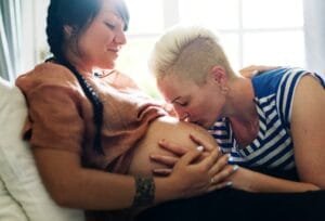 Women And Unborn Baby Image
