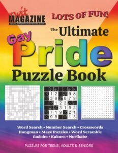 Gay Pride Puzzle Book Cover Image