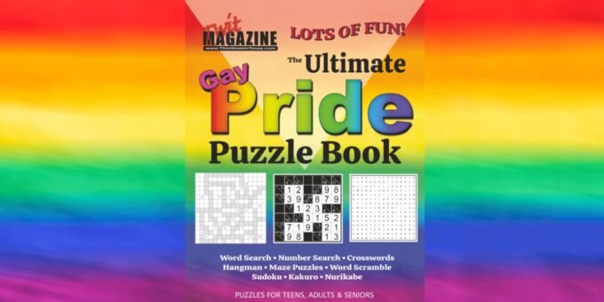Gay Pride Puzzle Book Feature Image